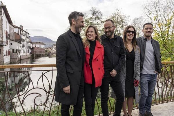 Leonardo Sbaraglia, Marta Etura, Fernando González Molina, Nene - Dědictví kostí - Z natáčení