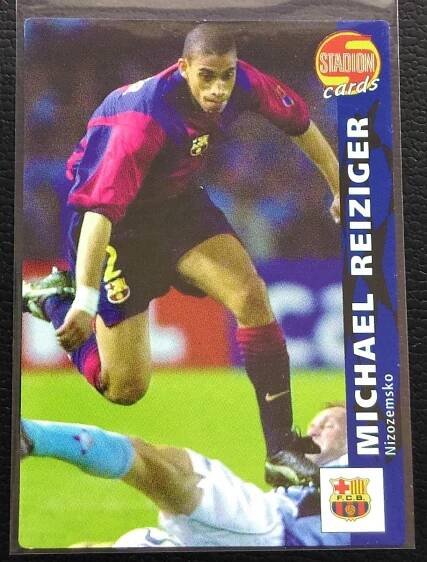 Michael Reiziger 2001 Stadion cards #280 FC Barcelona