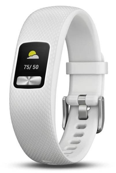 GARMIN fitness náramek vívofit4 White/ LCD 11 x 11 mm (velikost S/M)