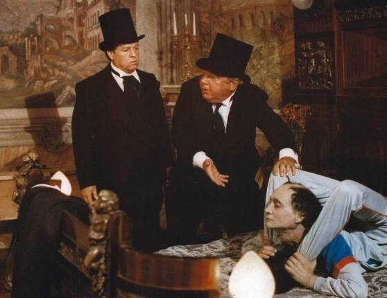 Bláznivá komedie - Z filmu - Renato Pozzetto, Paolo Villaggio