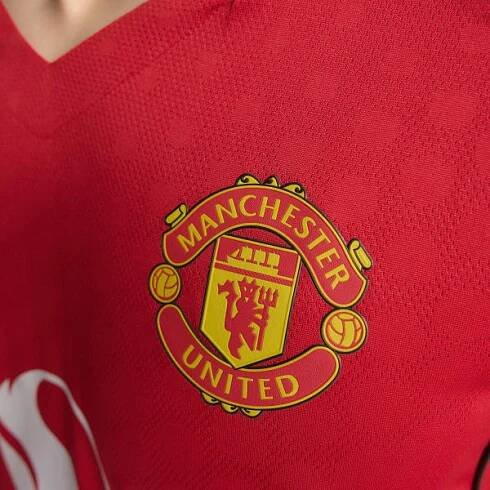 Autentický domácí dres s dlouhým rukávem Manchester United 25/26