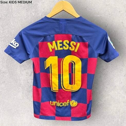 MESSI BARCELONA 2019-2020 NIKE HOME KIDS JERSEY