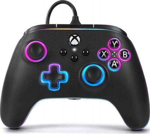 PowerA Drátový ovladač Advantage Lumectra Black XS XO PC