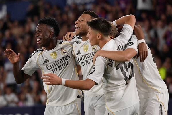 Real porazil nováčka Levante 4:1, Bilbao remizovalo s Gironou