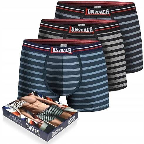 3PAK pánské boxerky LONSDALE 3 kusy