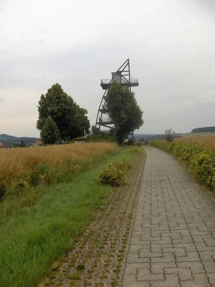 Rozhledna Rathmannsdorf. - Rozhledna
