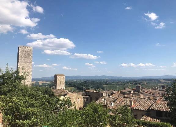 San Gimignano, a walled city in Tuscany