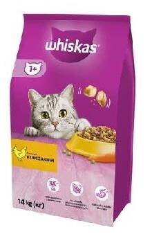 Whiskas Adult 14 kg granule pro kočky s kuřecím masem a zeleninou