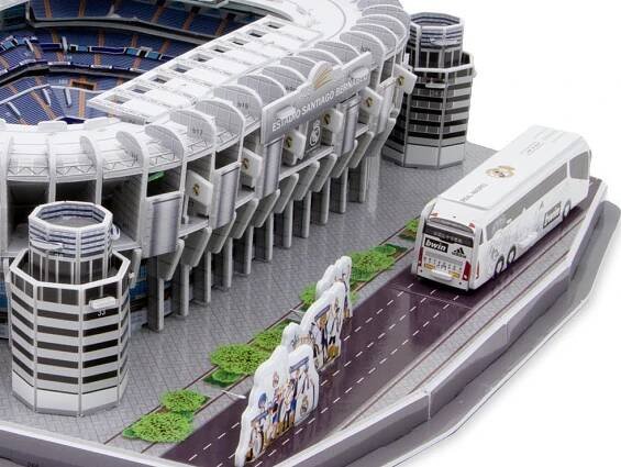 Puzzle 3D stadion Real Madrid FC