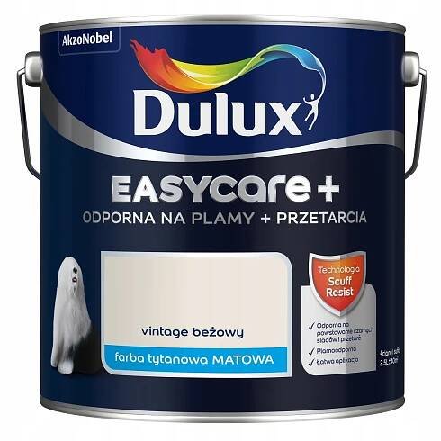 Vintage Béžová 2,5L Barva barva Dulux Easycare +