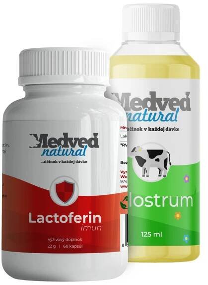 Lactoferin imun 60 kapsúl + Colostrum 125ml