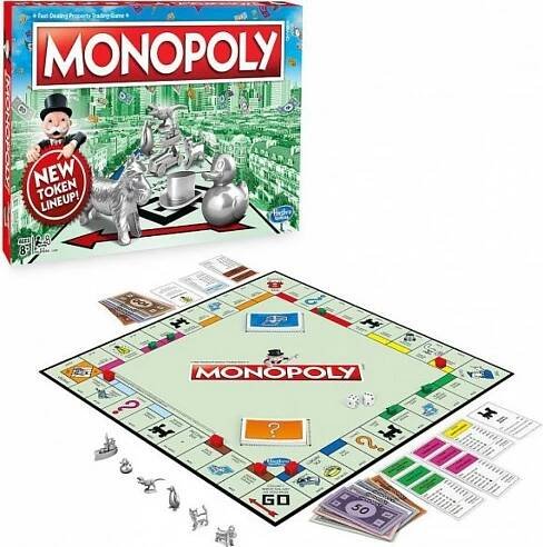 Hasbro Monopoly Stříbrné figurky