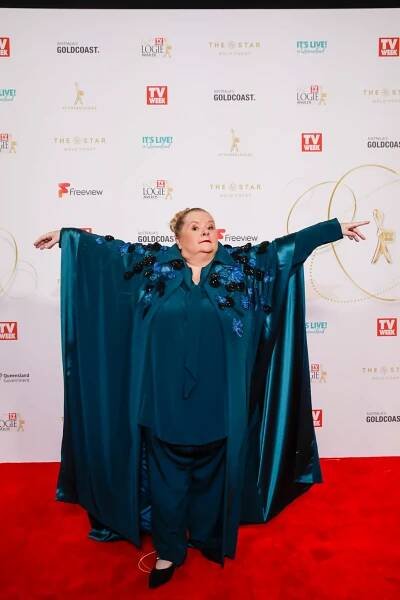magda szubanski at the 2022 logies