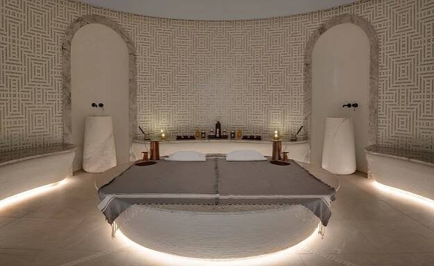 The marble hammam