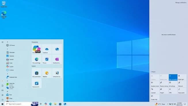 File:Windows 10 desktop.png
