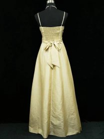 Zlaté svatební společenské šaty 42