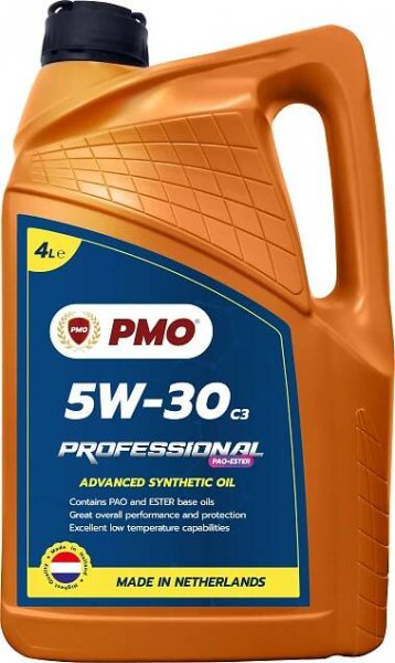 Olej PMO PROFESSIONAL C3 ESTER POWER 5W30 4L 5W-30