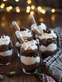 Boozy Baileys Chocolate Pudding Trifle - Carve Your Craving