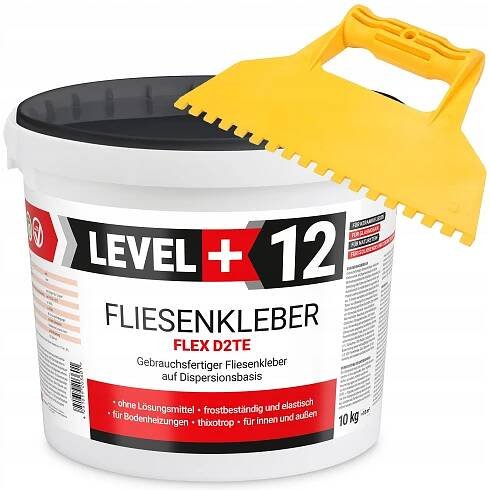 Lepidlo na dlaždice Připraveno 10 kg Zubová špachtle 5x5 mm