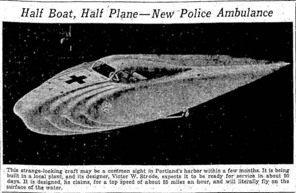 Buck Rogers-style boat didn’t work out for city | Offbeat Oregon History | #ORhistory