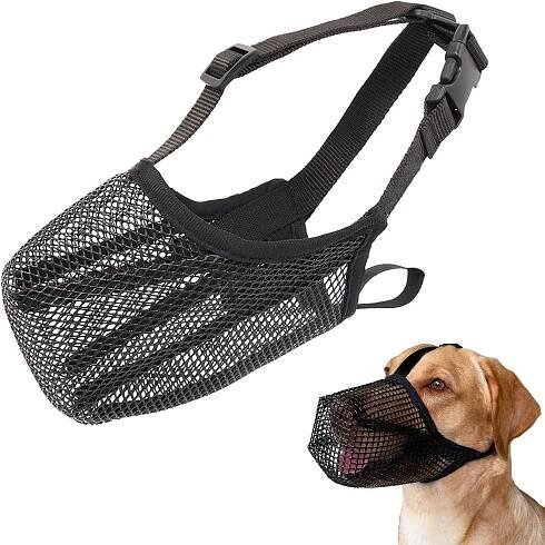 dog muzzle, dog mouth cover, anti bark muzzle, adjustable dog muzzle, anti bite muzzle