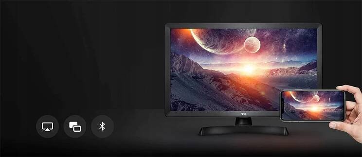 SMART TV 24 PALCŮ LG 24TQ510S LED WiFi BT USB 2HDMI Formát HD HD Ready