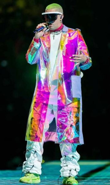 Bad Bunny performs live in concert at Madison Square Garden on April 27, 2019 in New York City