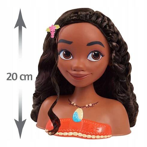 DISNEY PANENKA VAIANA HLAVA PRO STYLING ČESÁNÍ MOANA VELKÝ SET 14 DÍLKŮ Věk dítěte 3+ roky
