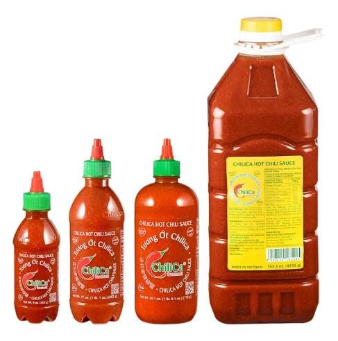 Pálivá chilli omáčka (sriracha) Hmotnost 482 g