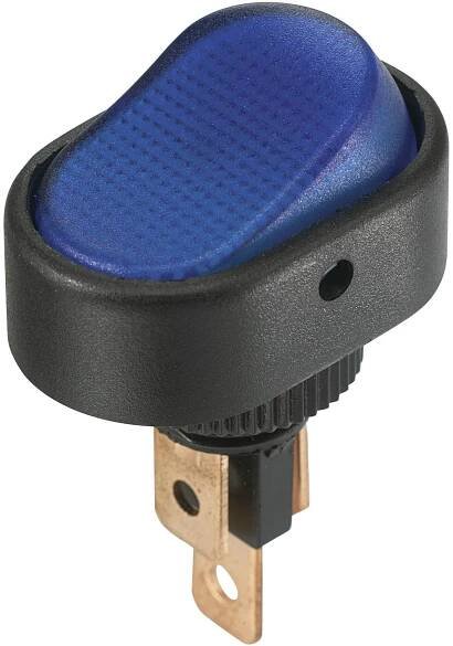 TRU COMPONENTS kolébkový spínač TC-R13-133B3 12 V/DC 30 A 1x vyp/zap s aretací 1 ks modrá