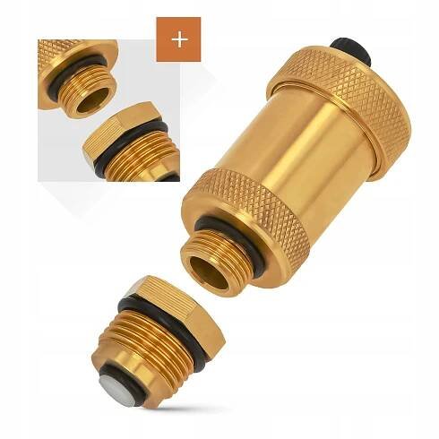 Odvzdušňovač radiátoru Automatický vertikální 1/2'' odvzdušňovací ventil Typ ostatní