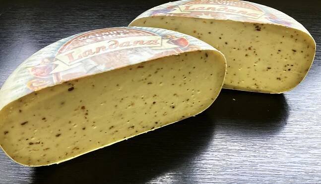 Sýr GOUDA LANDANA z kozího mléka s ořechy a fíky 