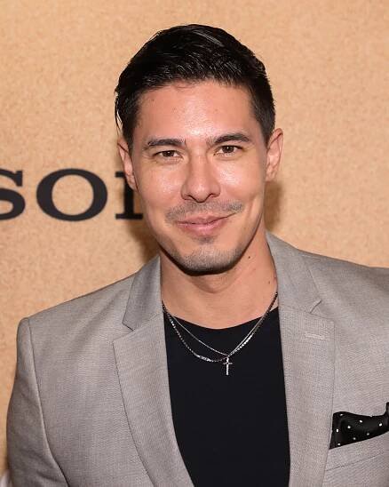Close-up of Lewis Tan