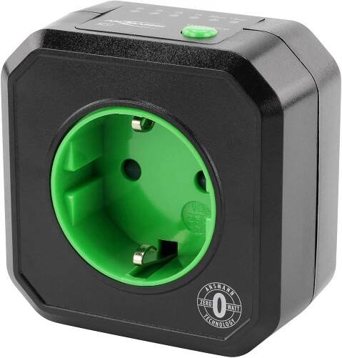 Ansmann 5024063 spínací zásuvka s časovačem digitální 2500 W, IP20, CZ zástrčka