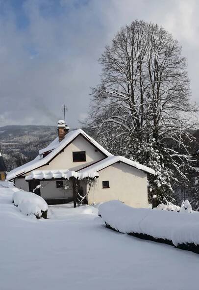 zima - pronájem chalupy Vysoké nad Jizerou - Horní Tříč - zvětšit