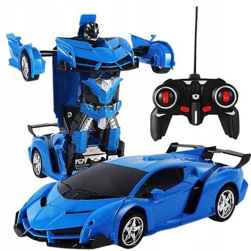 AUTO TRANSFORMAČNÍ ROBOT 2v1 AUTO NA DÁLKOVÉ OVLÁDÁNÍ PILOT PRO DĚTI
