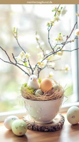 Osterdeko leicht gemacht: 12 einfache und kreative Ideen - Mein Herz sagt Kunst in 2025 | Ostern blumen, Osterei bastelei, Ostern wallpaper