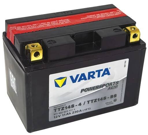 Motobaterie VARTA TTZ14S-BS / YTZ14S-BS, 11Ah, 12V – Obchodiště.cz