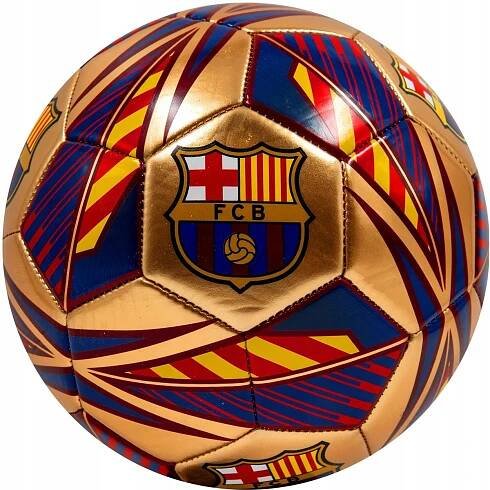 FOTBALOVÝ MÍČ PRO HRU FC BARCELONA BARCA PITCH GOLD velikost 5