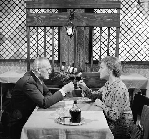 Lístek do památníku - Z filmu - Karel Höger, Blanka Waleská