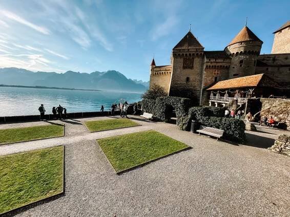 The charm of Villeneuve, Switzerland’s beautiful alpine town