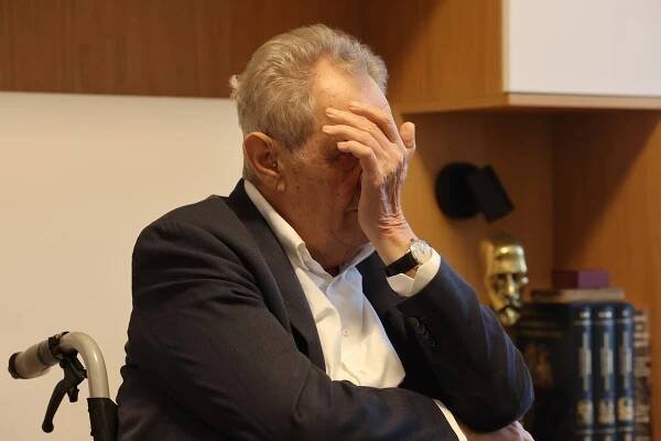 Miloš Zeman při rozhovoru pro Blesk (27.11.2024)