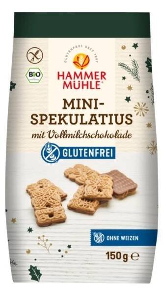 Mini SPECULOOS SUŠENKY mléčná čokoláda 100g, BIO, Vánoční edice