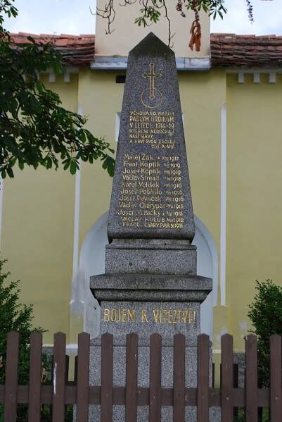 Diskuse:Seznam pomníků obětem první světové války v okrese Písek – Wikipedie