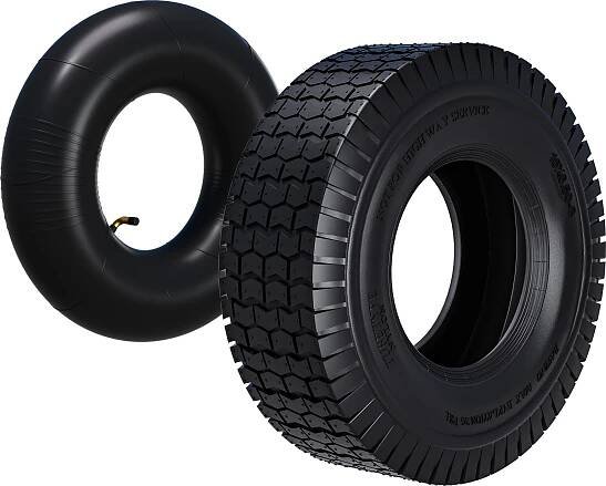 Pneumatiky pro sekačky s pojezdem 16x6.50-8 4pr s vnitřní duší a úhlovým ventilem