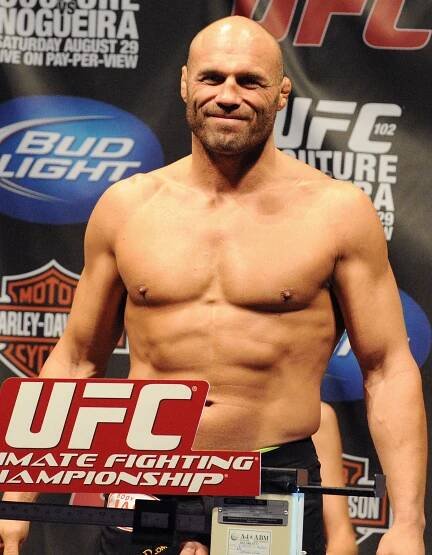 Randy Couture at a UFC weigh-in.