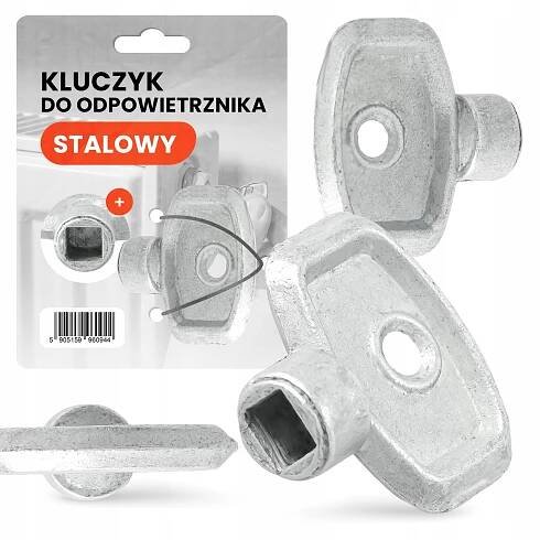 Klíč na odvzdušnění radiátoru ocelový