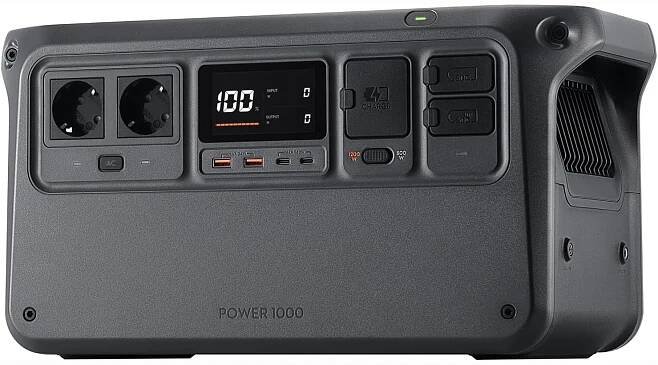 DJI Přenosná nabíjecí stanice Power 1000, 1024 Wh, 2200W solární generátor, baterie LiFePO4, rychlonabíjecí stanice 4 v 1,...
