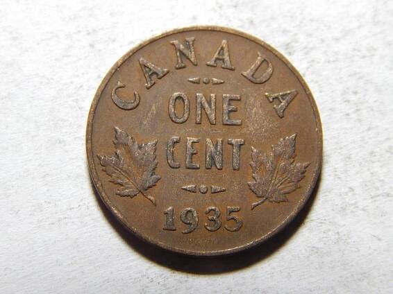 Kanada 1 Cent 1935 XF č35258 - Numismatika