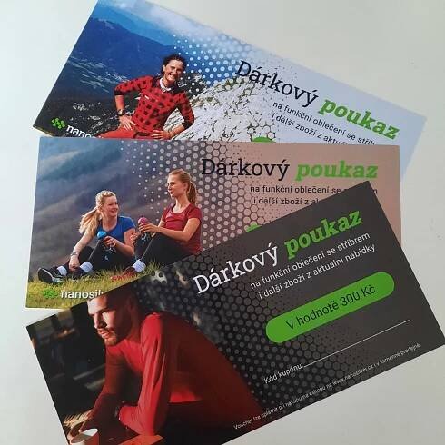 Elektronický dárkový poukaz 300 Kč